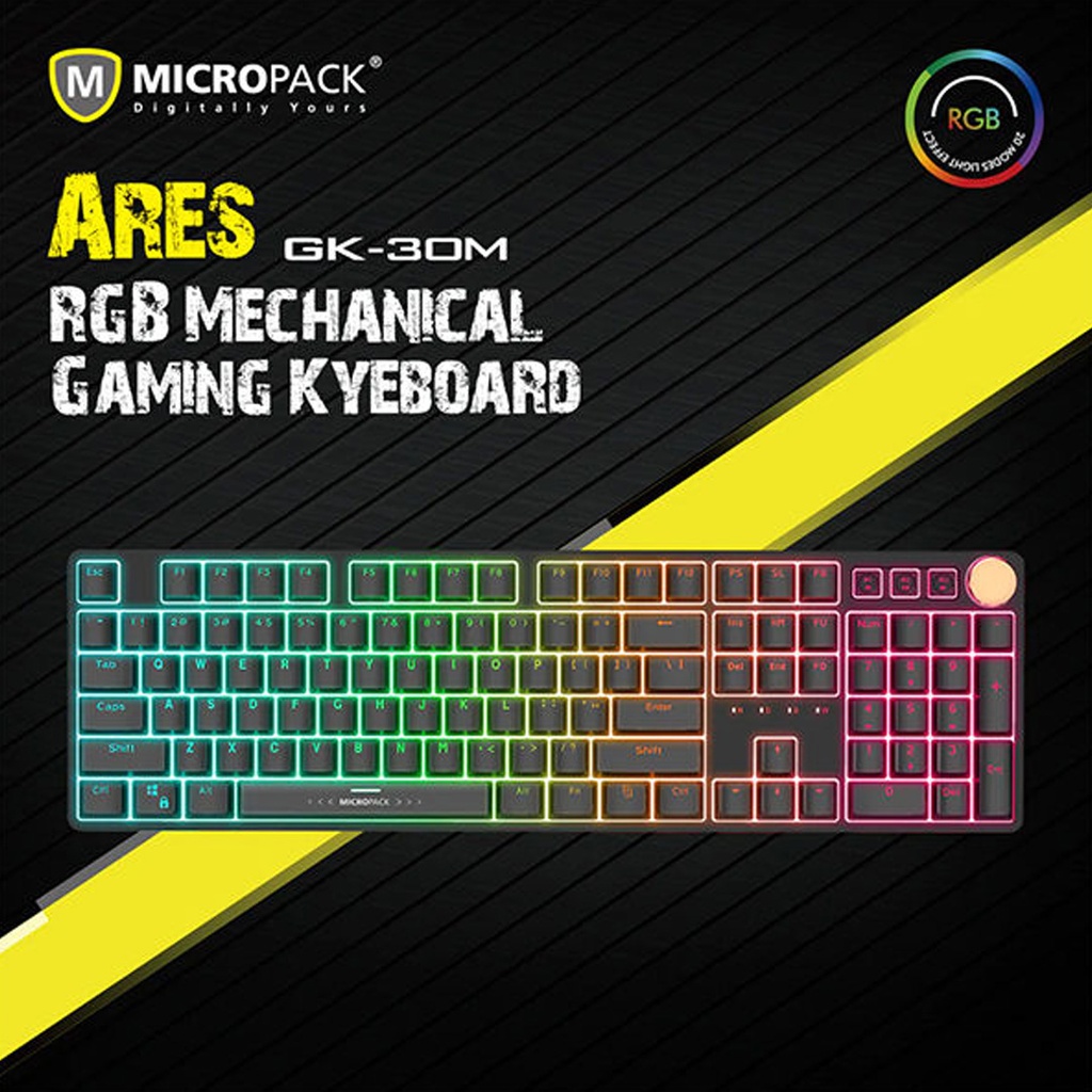 Micropack ARES GK-30M RGB Mechanical Gaming Keyboard