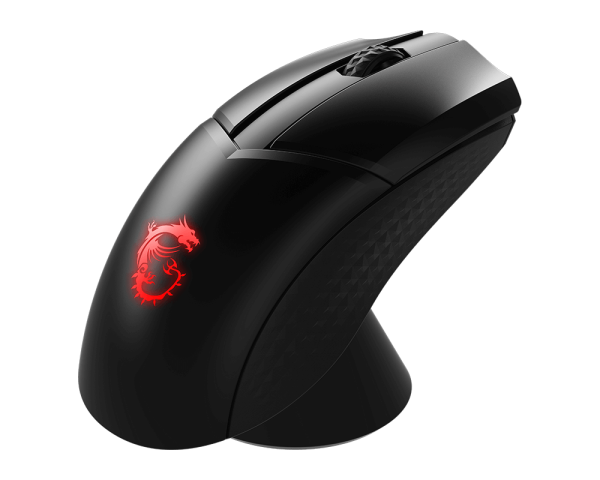 MSI Clutch GM41 Lightweight Wireless Ergonomic Gaming Mouse &amp; Charging Dock