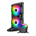 HUNTKEY CPU WATER COOLING RADIATOR GX240R ARGB COOLING FAN