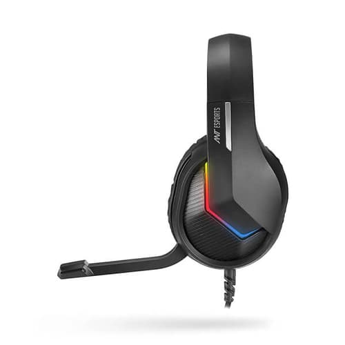 Ant Esports H1100 Pro Auto RGB Wired Headset-Black