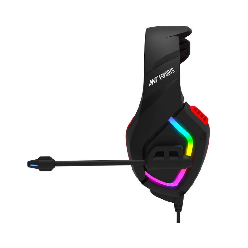 Ant Esports H530 RGB Headset Black Red