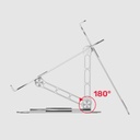 Adjustable Laptop Stand with 360° Rotating Base