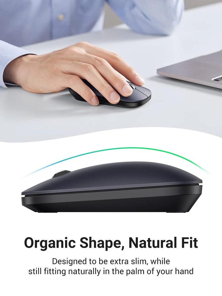 Ugreen Wireless Mouse | Portable with USB Receiver | MU001 (90372/90374/90373)