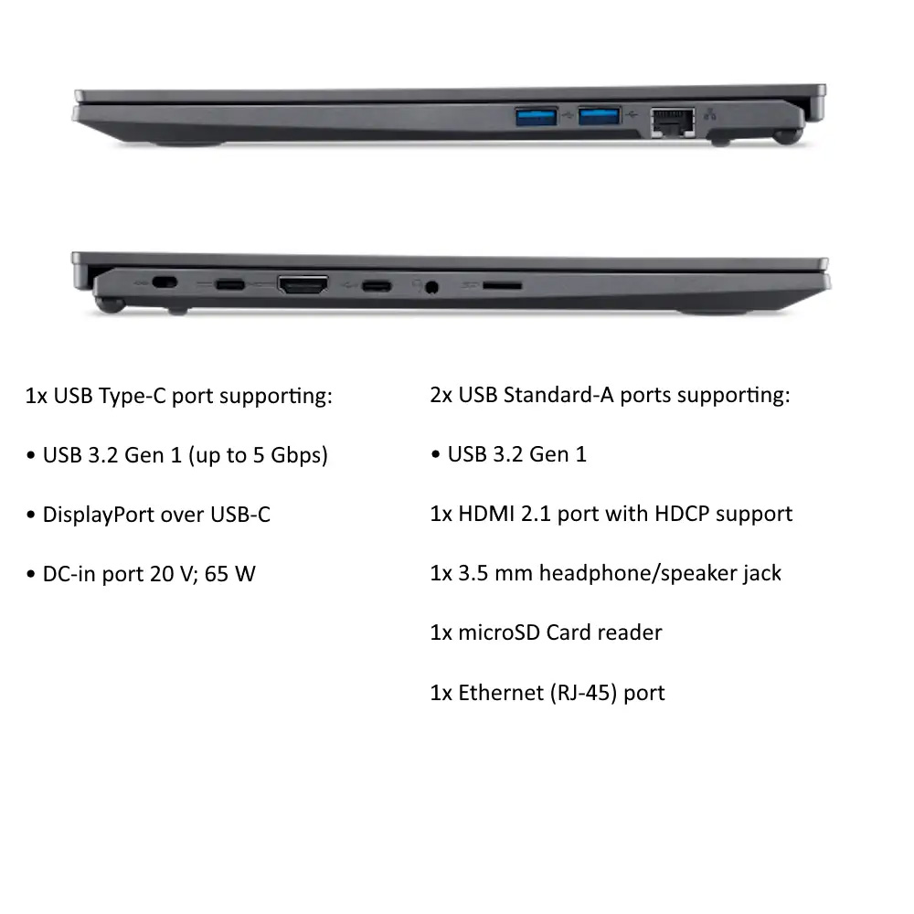 Acer Aspire Go 14 | Intel Core Ultra 5 Processer 125H | 16GB DDR5 | 512GB SSD | Intel Graphics | 2 Years Warranty Laptop AG14-71M-55LM