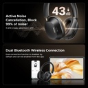 Ugreen HiTune Max5c Hybrid Action Noise-Cancelling Headphones Black