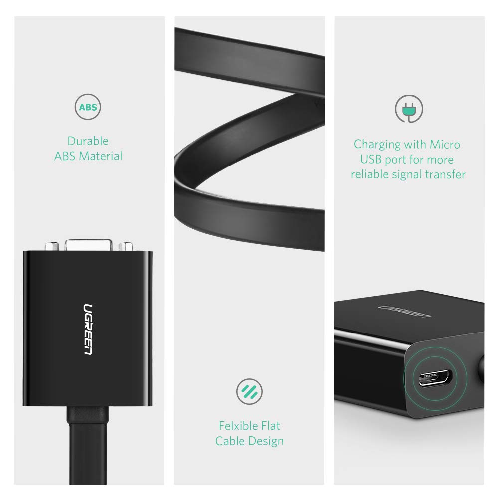UGREEN DVI-D to VGA Adapter (Converter) | 40259