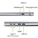 Acer Aspire Go 15 (AG15-21PT-R5GQ) AMD Ryzen 5 7520U | 8GB DDR5 RAM | 512GB SSD | AMD Radeon™ Graphics | 15.6" FHD IPS Touch Display | Windows 11 | Pure Silver | Laptop