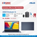 Asus Vivobook X1404 Intel i3 1315U | 8GB RAM | 256GB SSD /14" FHD(X1404- M01L60) Laptop