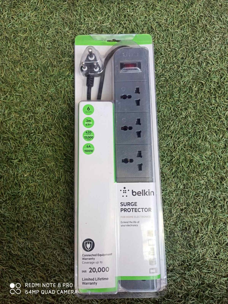 Belkin E600 6 port surge protector