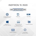 Dell Inspiron 3520 core i5 12th Gen. Laptop