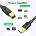 Ugreen 3mtr USB 2.0 Printer cable ( 10351 )