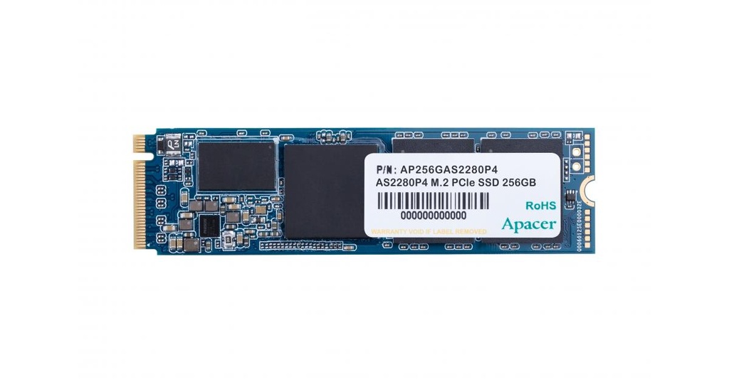 Apacer 256GB M.2 PCIe Gen 3x4 SSD AS2280P7