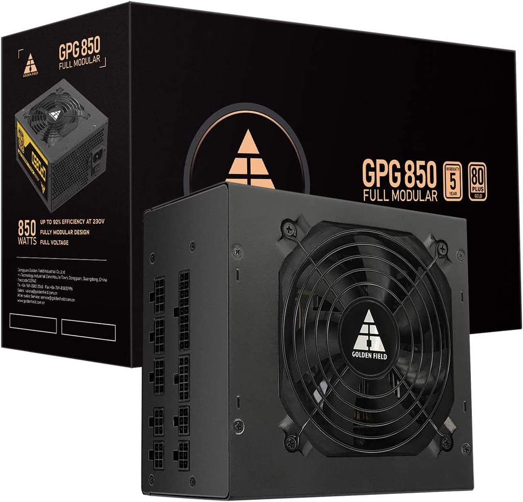 Golden Field GPG 850w Full Modular SMPS