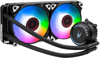 Goldenfield CPU coolingfan Liquid Lite SF240G DUAL RGB FAN