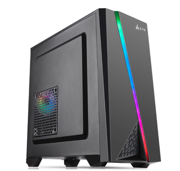 Golden Field 3320B ATX Casing with RGB Strip 1x120mm Fan USB 3.0