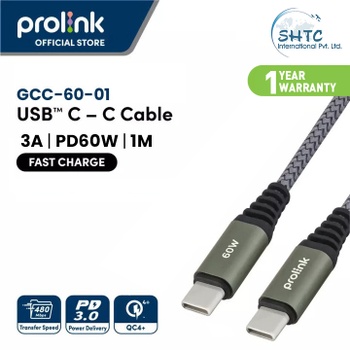 Prolink GCC-60-01 type c to type c data cable