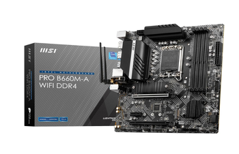 MSI PRO B660M-A WiFi DDR4 MATX Motherboard - Powerful Performance, Reliable Connectivity & Sleek Design