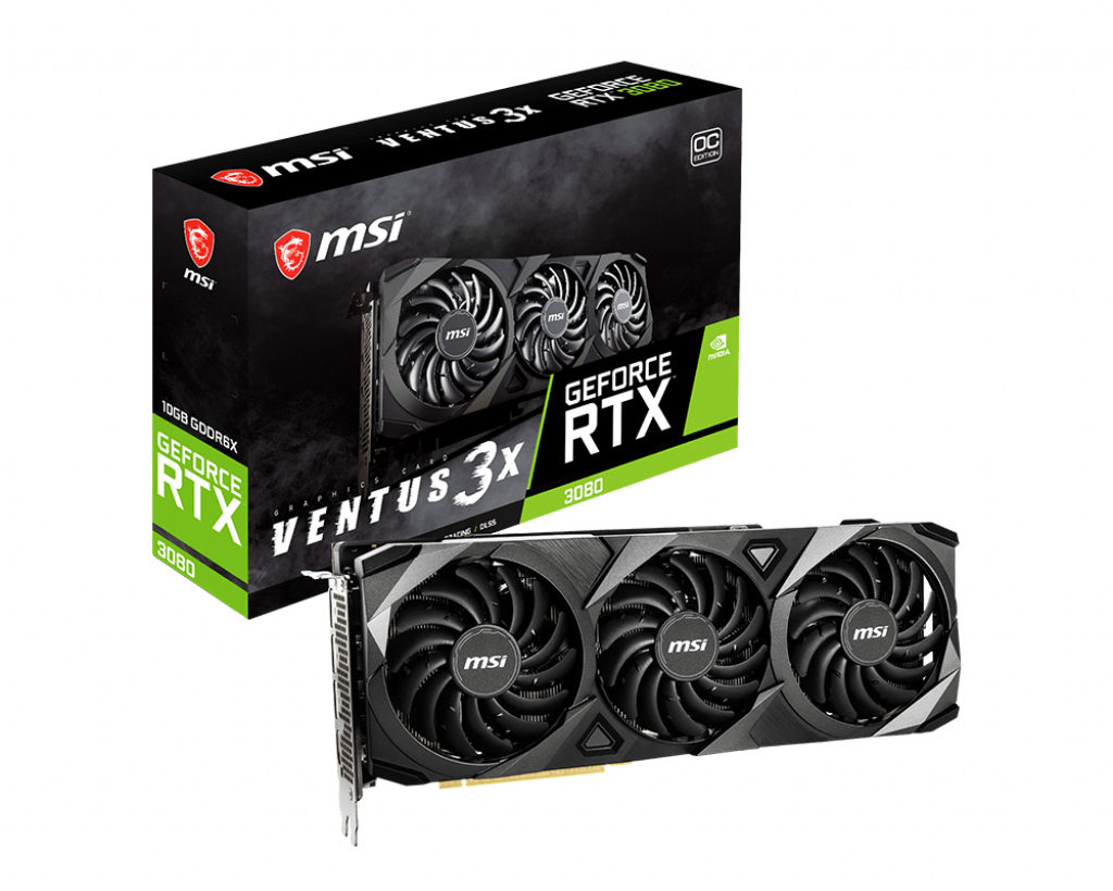 MSI AGP Card RTX3080 Ventus 3X Plus