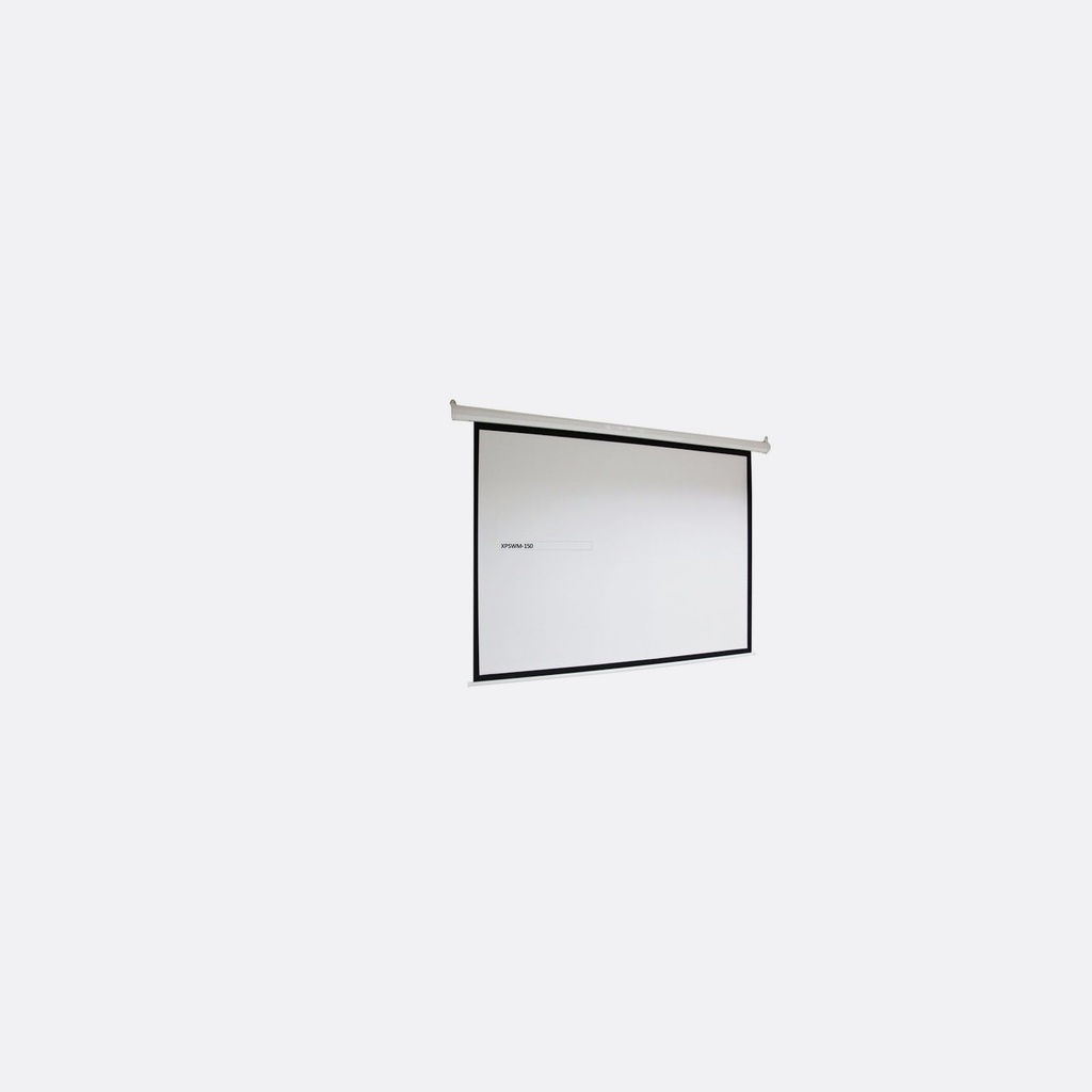 Xlab XPSWM-84&quot; Projector Screen, Manual Wall Mount 84'', 4:3 Matte White 0.38mm Thickness