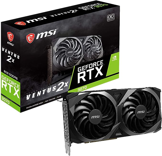 MSI RTX3070 Ventus 2X OC AGP Card