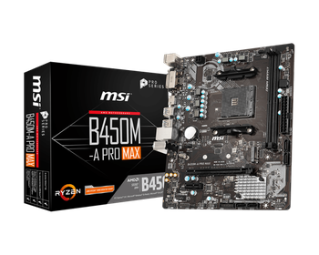 MSI AMD B450M-A-Pro Max Motherboard