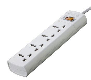 Huntkey SZM404 Power Strip - 4 Sockets Multi-plug with Surge Protection