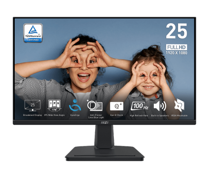 MSI Pro MP251 Computer Monitor, 24.5&quot;, 1920 x 1080 (FHD)