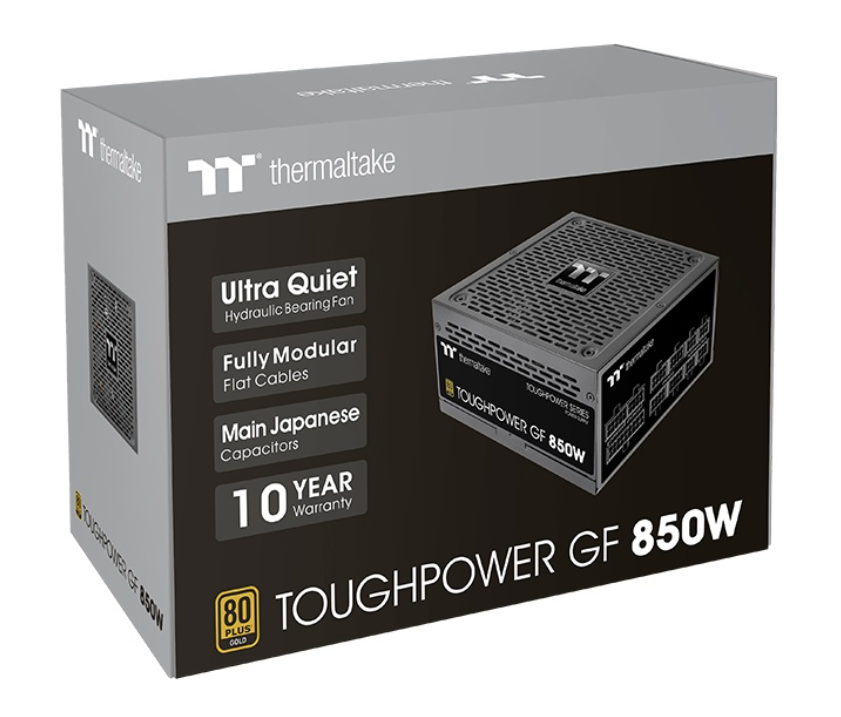 Thermaltake Toughpower GF 850W Power Supply Plus Gold SMPS