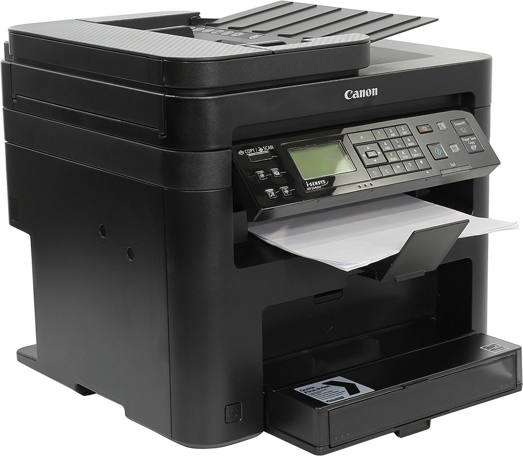 Canon MF244DW Digital Multifunction Laser Printer, Black, Standard