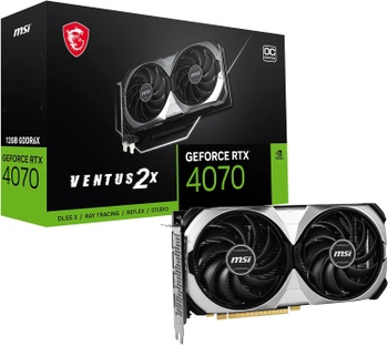 MSI GeForce RTX™ 4070 VENTUS 2X 12G OC - Graphics Card