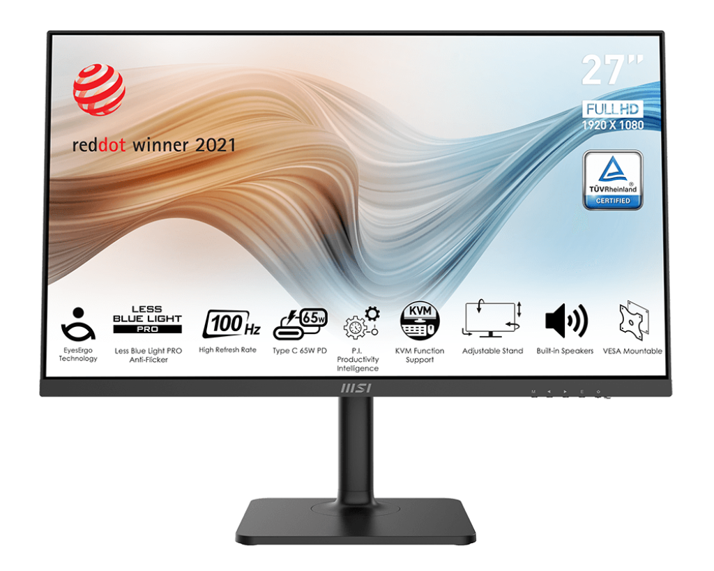 MSI Modern MD272XP 27 Inch FHD IPS Type-C Monitor