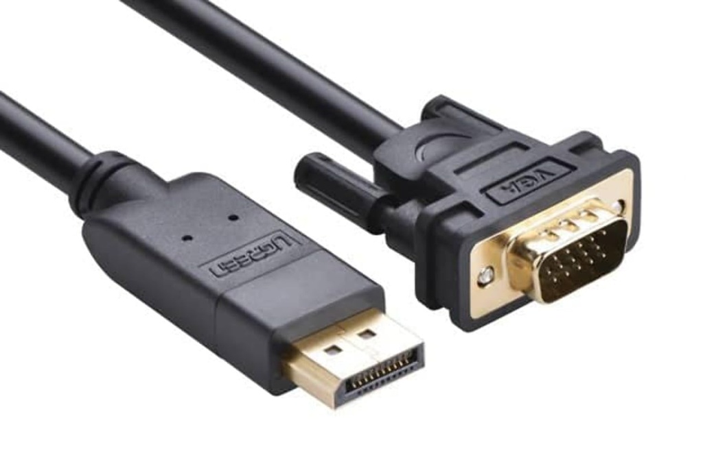UGREEN DP Male to VGA Male Cable 1.5m Black | 10247