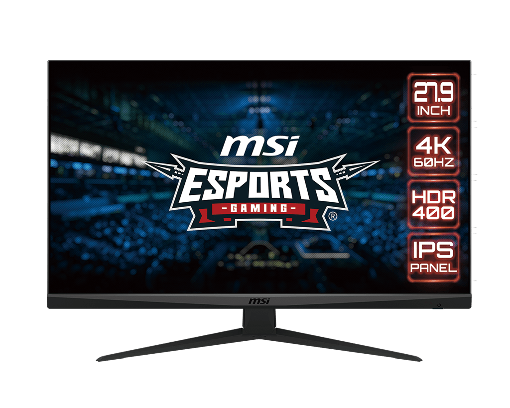 MSI G281UV 28&quot; 4k(3840*2160) IPS Gaming Monitor |16:9 aspect Ratio |AMD FreeSync Technology |122.54% srgb | 178° Viewing Angle