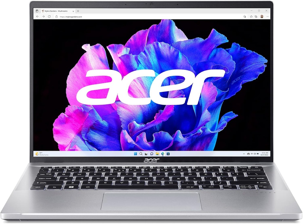 Acer Swift Go 14 Intel® Core™ i7-1355U | 16GB LPDDR5 RAM | 512GB SSD | Intel® Iris® Xe Graphics | 14&quot; WUXGA IPS SlimBezel Display | Windows 11 Home | 65WH Li-ion battery (SFG14-71T-72QV) Laptop