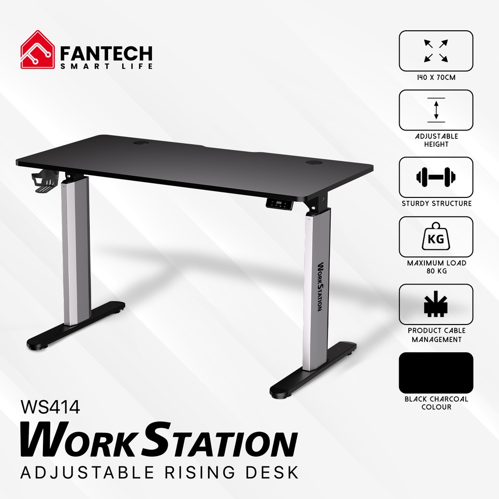 FANTECH WORKSTATION WS414 ADJUSTABLE RISING DESK