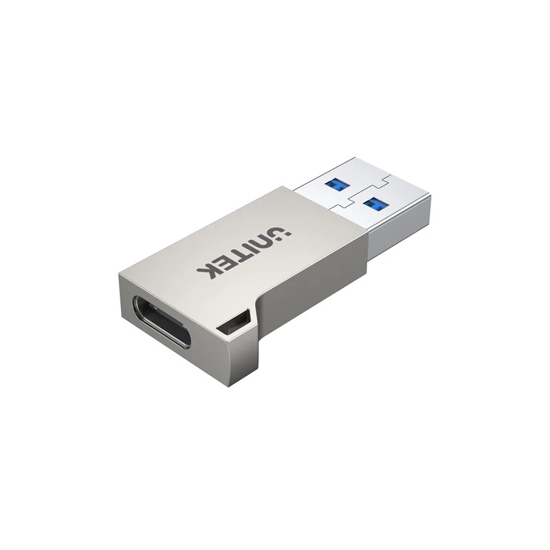UNITEK USB-A To USB C Ultra-Tiny Zinc OTG Adapter- (A1034NI)