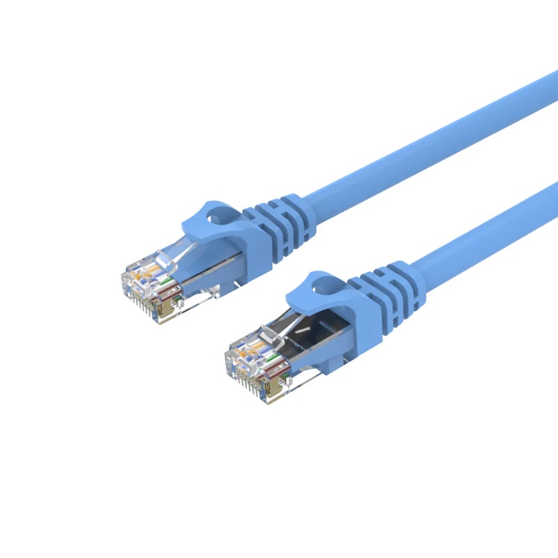 UniTek Cat.6 UTP Ethernet Cable RJ45 (8P8C) M to M Blue Cable 1M ( Y-C809ABL)