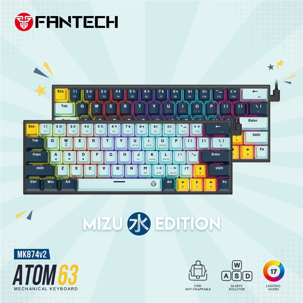 MK874 V2 ATOM 63 MIZU EDITION MECHANICAL KEYBOARD