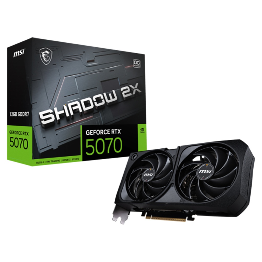 Buy MSI GeForce RTX 5070 12G GDDR7 SHADOW 2X OC Graphic Card in pokhara nepal