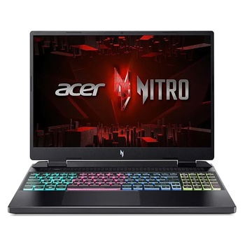 Acer Nitro 16 | AMD Ryzen 7-8845HS | 16GB DDR5 RAM | 512GB NVMe SSD | NVIDIA RTX 4050 6GB Graphics | 16" WQXGA IPS SlimBezel 165Hz LCD Display | 76Wh Li-ion Battery (AN16-43-R2MN) Gaming Laptop