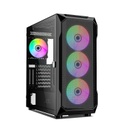 Ant Esports ICE-410TG Mid Tower Gaming Cabinet Black