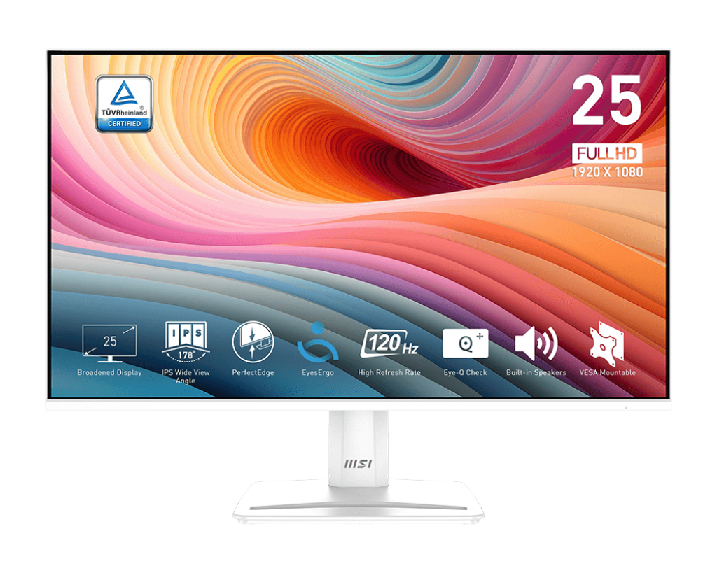 MSI MONITER 24.5" PRO MP251W E2 (WHITE)