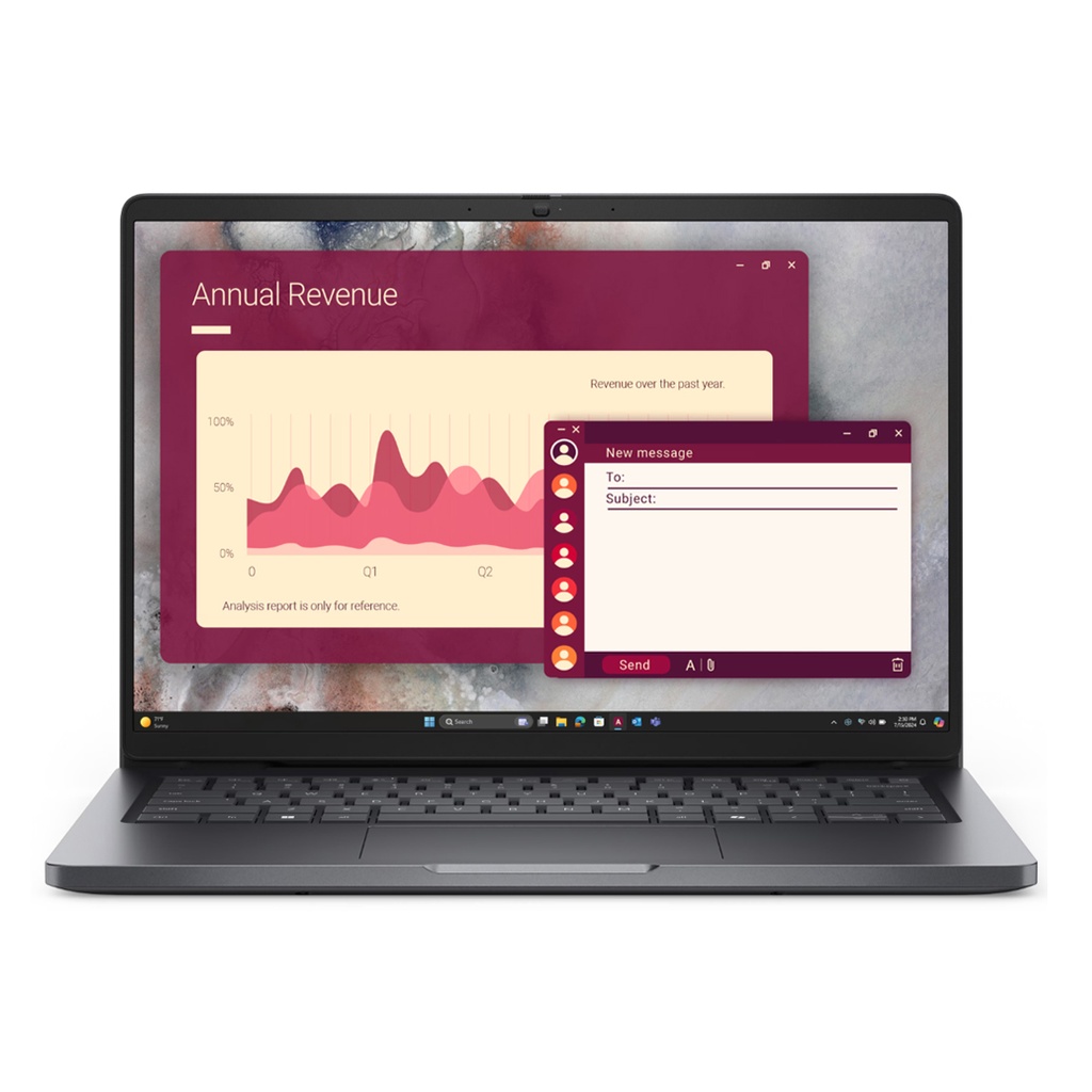 Dell Pro 14" PC14250 Business &amp; Productivity Laptop | Core 5 120U Processor | 8GB RAM | 512GB SSD | 14" FHD+ Display | 3-Years Warranty