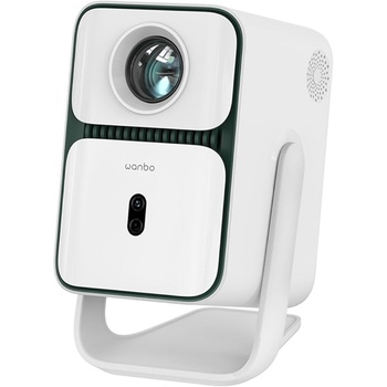 Wanbo Projector T2 Ultra WPD24 | 500 ANSI Lumens | Full HD | Smart LED | 2500:1 Contrast | Glacier White
