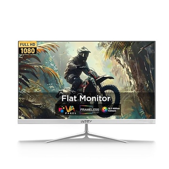 INTEX IT-2203F | 22" FHD (1920x1080) Flat Frameless Monitor | 100Hz Refresh Rate | Ultra Light