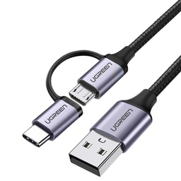 Ugreen 2 in 1 Charging and Sync Cable 30875