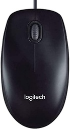 Logitech Wired Mouse M90 Black USB