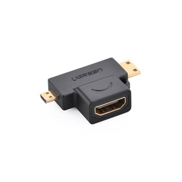 Ugreen Micro HDMI + Mini HDMI To HDMI (20144)