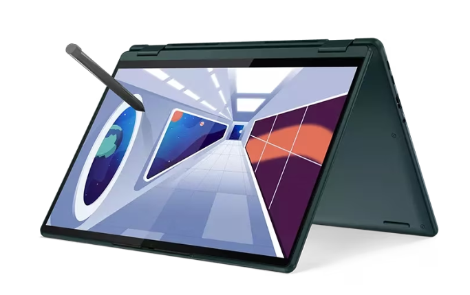 Lenovo Yoga 6 2023 2-in-1 Laptop 13.3″ (1920×1200) IPS Touchscreen| 6-Core  AMD Ryzen 5 7530U |16GB RAM| 256GB SSD| AMD Radeon Graphics| Wi-Fi 6|  Backlit Keyboard |Fingerprint| Windows 11 Home (13ABR8) | Cosmic Computing