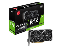 MSI GeForce RTX 3050 VENTUS 2X XS 8G OC Graphics Card (8GB GDDR6 | 128-bits | Dual FAN | Support 4K@120Hz | HDMI &amp; DisplayPort)